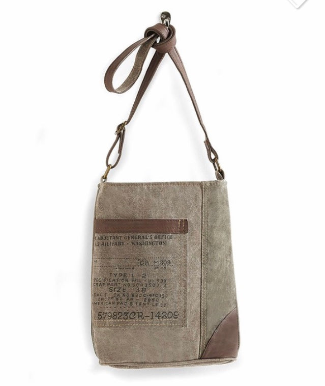 Military canvas crossbody