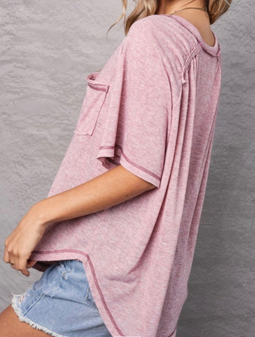 Pink Gardenia top