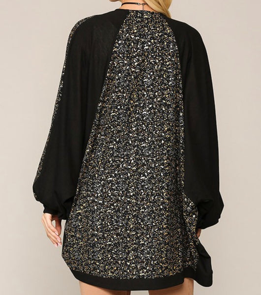 Dressy black kimono