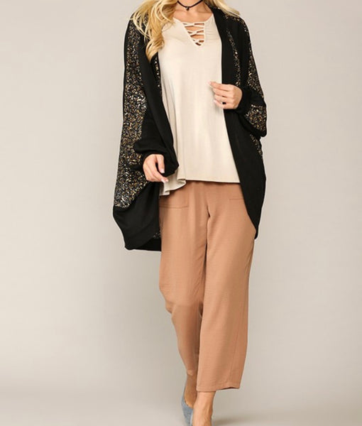 Dressy black kimono
