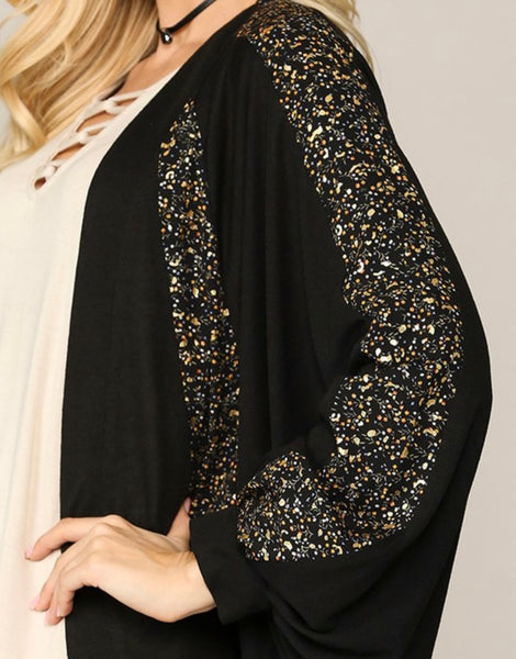 Dressy black kimono