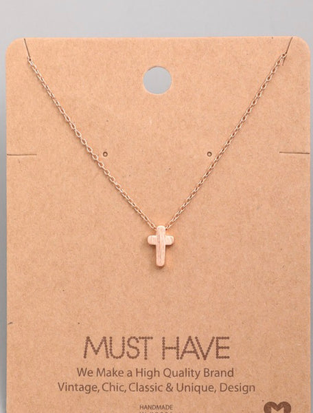 Necklace small cross