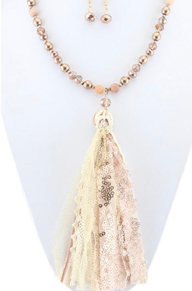 Tassel necklace