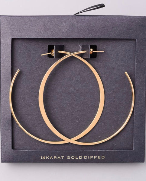 Earrings large hoop