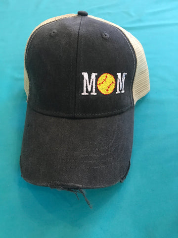 Softball mom hat