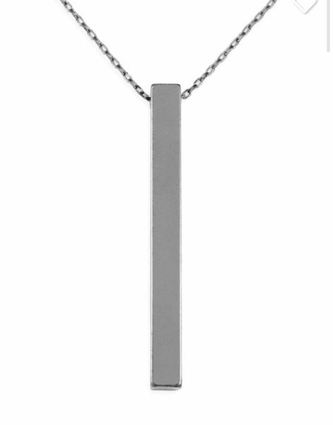 Flat bar necklace