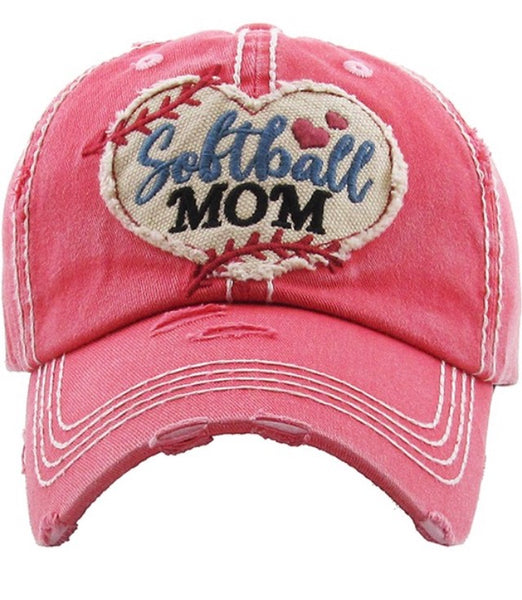 Softball mom hat
