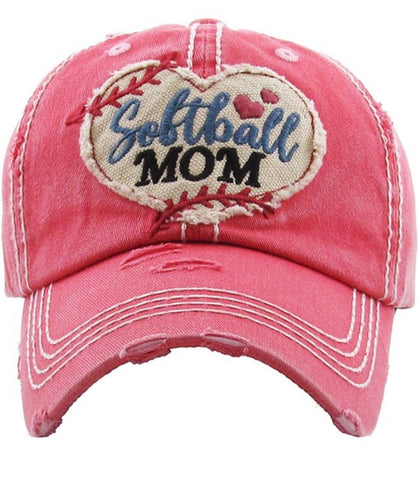 Softball mom hat