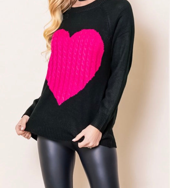 Heart sweater