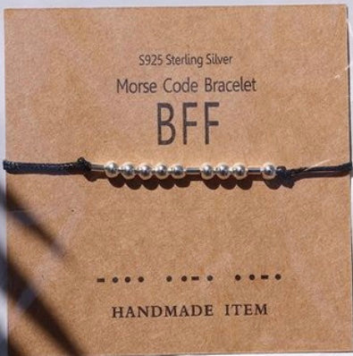 Morse code bracelet