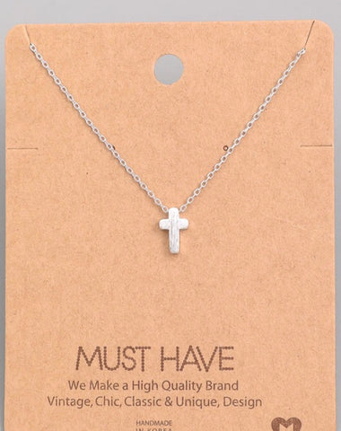 Necklace small cross
