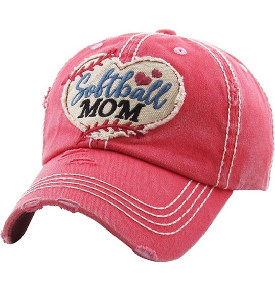 Softball mom hat