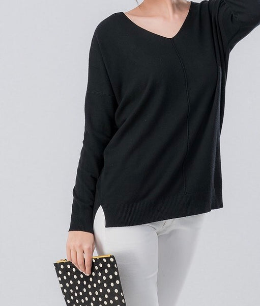 Soft high-low tunic sweater