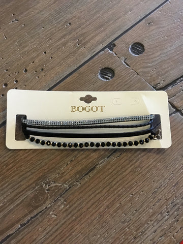 Crystal bead layer choker