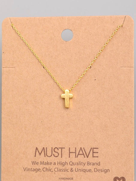 Necklace small cross