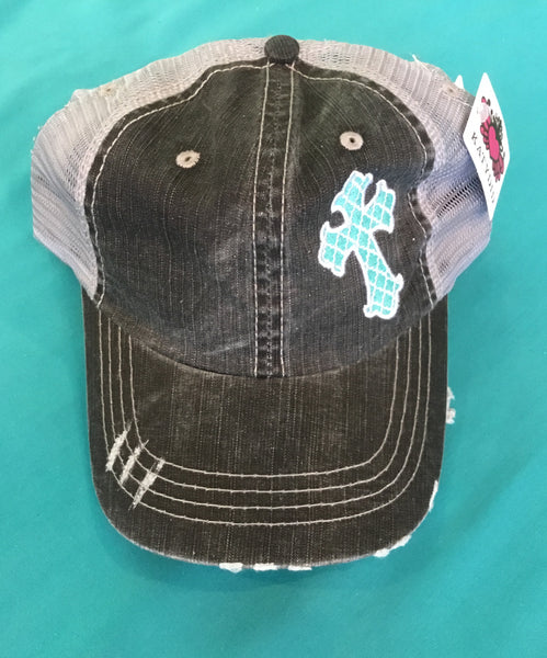 Hat, side cross