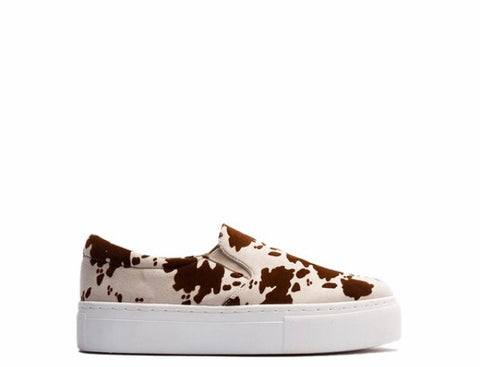 Cow print sneaker