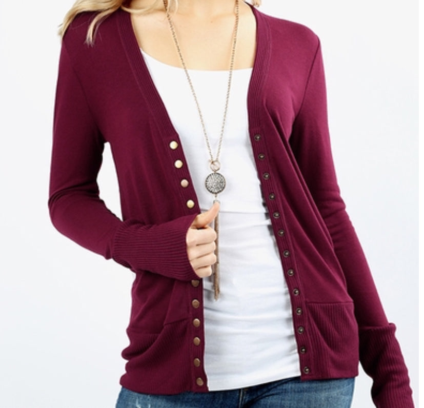 Sweater cardigan Cabernet