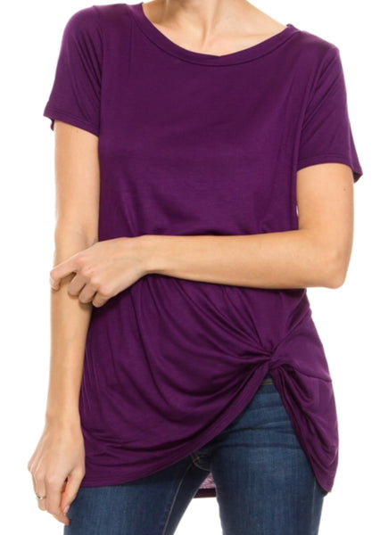 Twist detail short sleeve