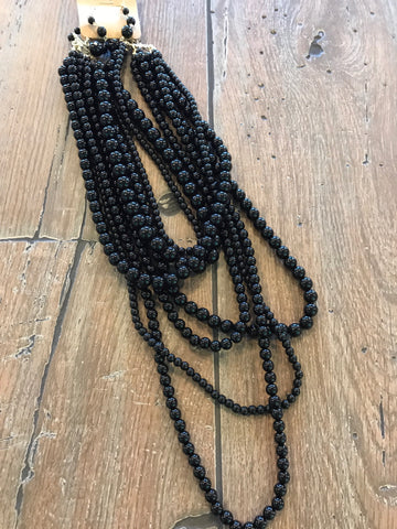 Necklace layered bead