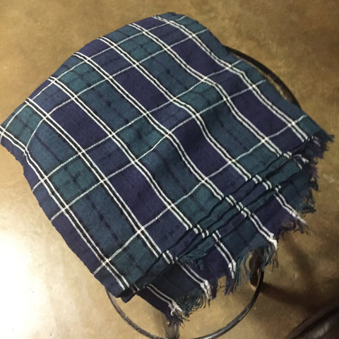 Scarf, frayed edge